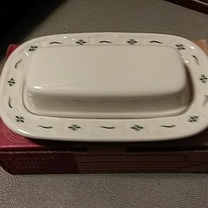 Longaberger butter dish (make me an offer)
